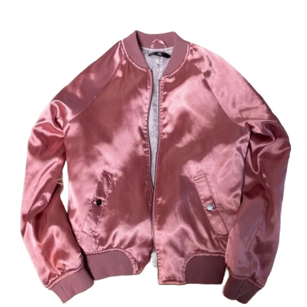 Missguided Pink Lady’s Bomber Jacket